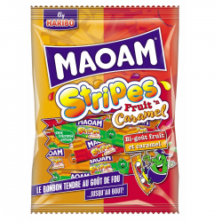 Haribo Maoam Stripes Fruit Caramel 200G