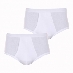 Eminence Lot De 2 Slips Taille Haute Blanc 6