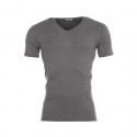 Eminence T-Shirt Homme Gris Col V En Coton Taille 4Xl Eminence : Le T-Shirt