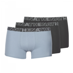 Athena Boxers Homme Basic Color Noir / Gris / Noir T2 Athena : Le Lot De 3 Boxers