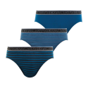 Athena Slip Homme Bleu Taille Basse Tonic T5 Athena : Le Lot De 3 Slips