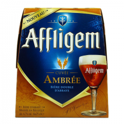 Abbaye D'Affligem Bière Double D'Abbaye Cuvée Ambrée 6,7% : Le Pack De 6 Bouteilles De 25Cl