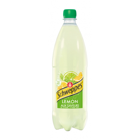 Schweppes Boisson Gazeuse Lemon Schweppes Pet 1L