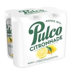 Pulco Boisson Arôme Citron : Le Pack De 6 Canettes De 33Cl