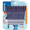 Pilot Feutre D'Écriture Effacable Frixion Fineliner X12 Pointe Fine Coloris Assortis