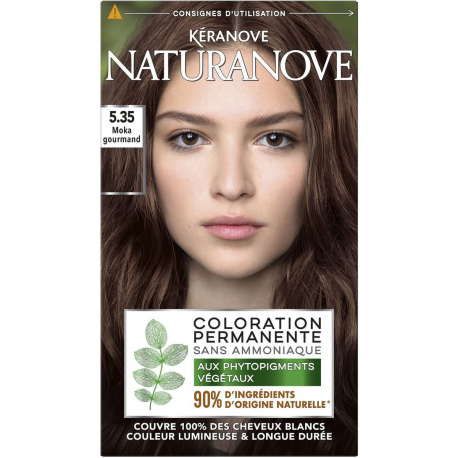Kéranove Naturanove Coloration Permanente Sans Ammoniaque 5,35 Moka Gourmand