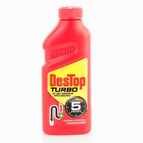 500Ml Gel Javel Deboucheur 5Ml Turbo Destop