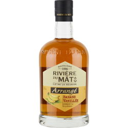 Riviere Du Mat Rhum Arrangé Banane Vanillée : La Bouteille De 70Cl