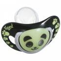 Tigex Tigex 2 Sucettes Smart Night En Silicone Taille 18 Mois + Panda Phosphorescente