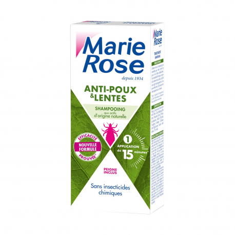 Marie Rose Shampooing Anti-Poux Et Lentes : Le Flacon De 125 Ml