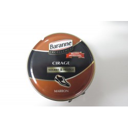Baranne Cirage Premium Marron Boite 100Ml
