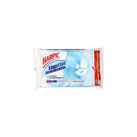 30 Lingettes Desinfectantes Harpic