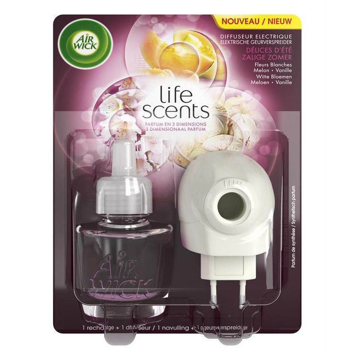 Air Wick Desodorisant Maison Recharge Diffuseur Electrique, Parfum