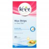 Veet Cire Froide Bandes Peaux Sensibles X 19
