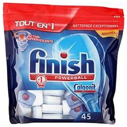 45 Tablets Lave Vaisselle Tout En 1 Calgonit Finish