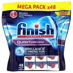 48 Tabletss Lave Vaisselle Finish Quantum Calgonit