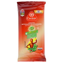 35 Lingettes Depoussierantes Bois De Santal O Cedar