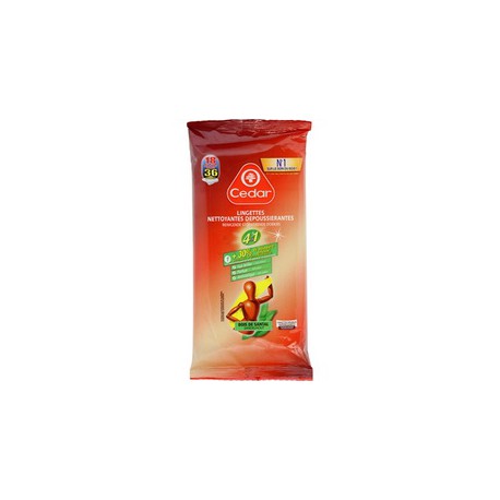 35 Lingettes Depoussierantes Bois De Santal O Cedar