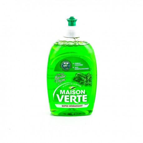 Flacon 500Ml Liquide Vaisselle Maison Verte