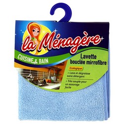 Lavette Microfibre Boucle 31X32 La Menagere
