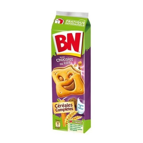 Bn Biscuit Fourré Chocolat Au Lait Bn X16