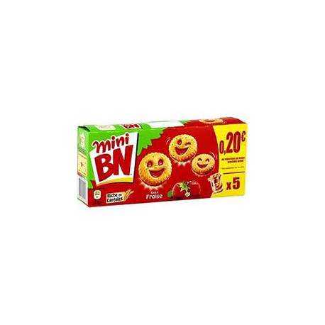 175G Mini Gouters Fraise Bn