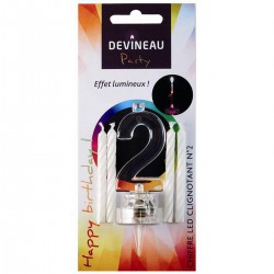 Chiffre 2 Avec 4 Boug Led