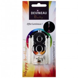 Chiffre 8 Avec 4 Boug Led