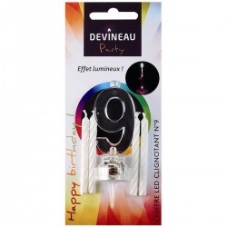 Chiffre 9 Avec 4 Boug Led