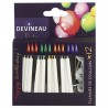 12 Bougies Flamme Couleurs