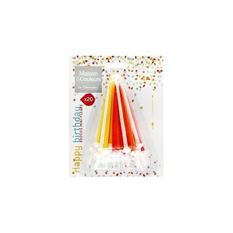 20 Boug Mini Fleur Coloris Ass