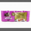 Whiskas Boites Pour Chats Adultes Aux Viandes : Les 4 Terrines De 400 G