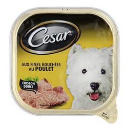 Cesar César Fines Bouchées De Poulet Pour Chien Bq 300G