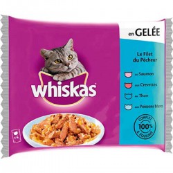 Pack 4X100G Grande Saveur Poisson Whisas