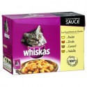 Whiskas Pâtée Pour Chat En Sauce Volaille : Les 12 Sachets De 100 G