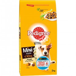 Pedigree Croquettes Volaille Légumes Petit Chien Pedigree 2Kg