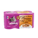 Whiskas Whiskas Terrines 2 Lapin+2 Agneau+2 Volailles Bte1/2X6 2.4Kg