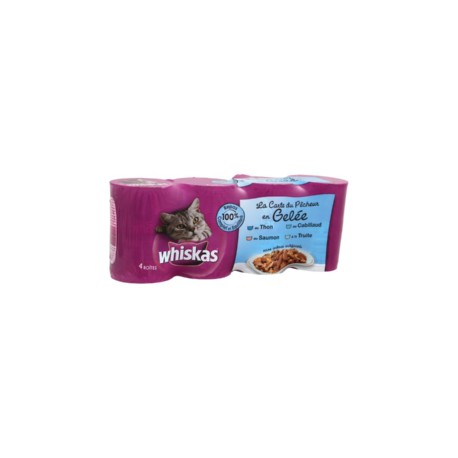 Whiskas Gelee Poisson 4X1/21,56Kg