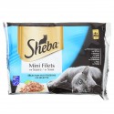 Sheba Pâtée Pour Chats Délice En Sauce : Les 4 Sachets De 85 G