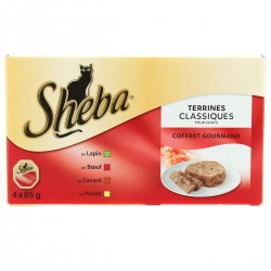 4X85G Bq Coffret Gourmand Sheba