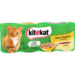 L.4 1/2 Kitekat Terrine Chasseur/Poulet Boeuf
