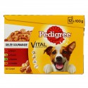 Pedigree Pâtée Pour Chien Assortiment Viandes : Les 12 Sachets De 100 G