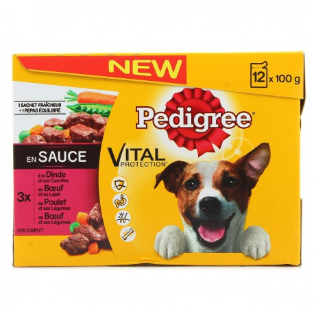 12X100G Sf En Sauce Pedigree