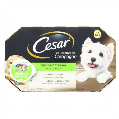 Cesar Bq 4Var.Terrine4X150Gr