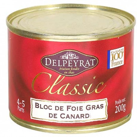 Bloc Foie Gras 200G Delpe