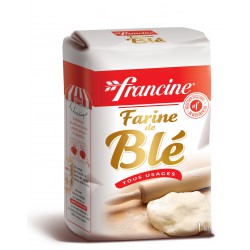Francine Farine De Blé Tous Usages T45 : Le Paquet De 1 Kg