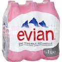 Evian Eau Minérale Naturelle : Le Pack De 6 Bouteilles D'1L