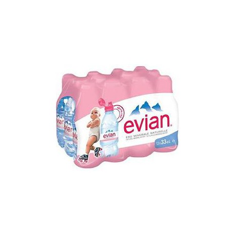 Pack Bouteille Pet 12X33Cl Evian B.Sport