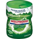 Hollywood Chewing-Gum Menthe Verte S/Sucres La Boite De 60 Dragées - 87 G