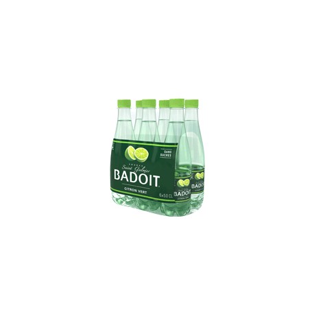 Pack Bouteille Pet 6X50Cl Eau Citron Vert Badoit